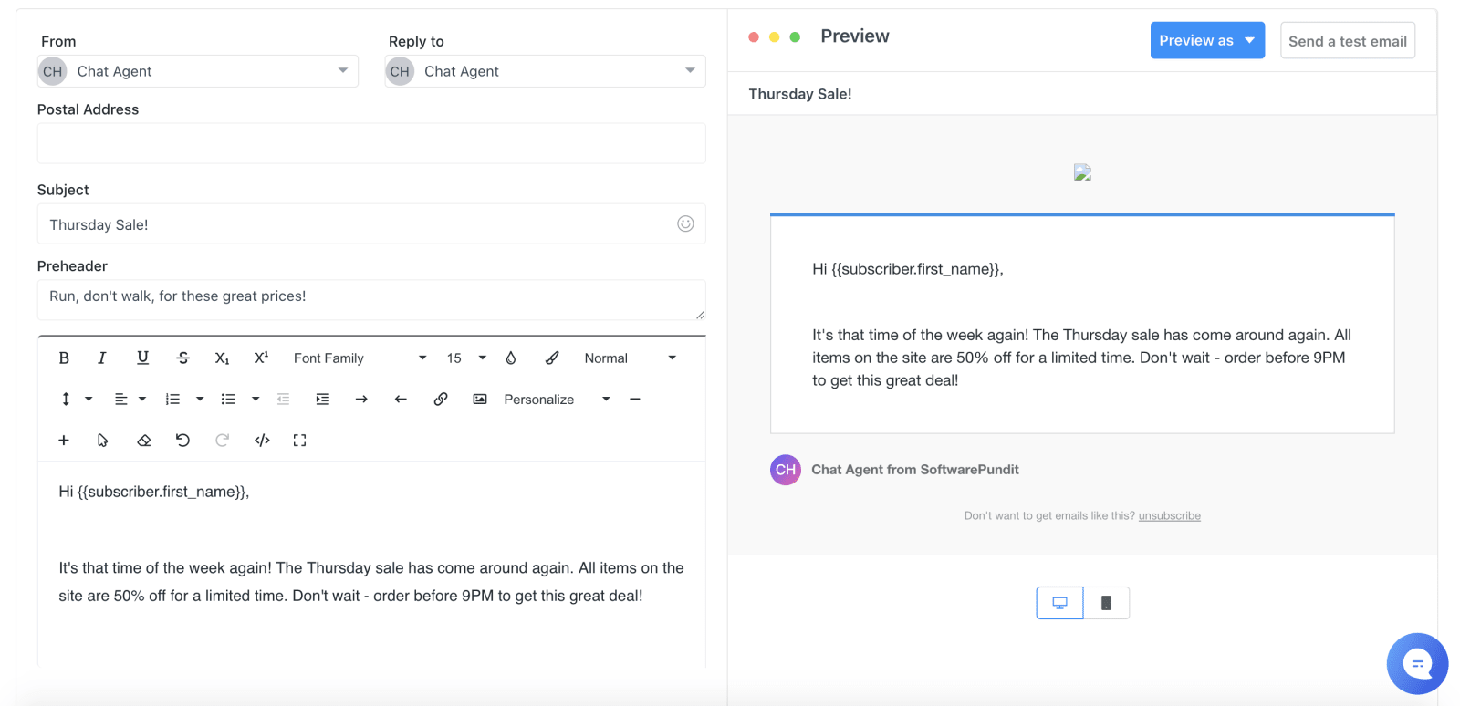 Gist Email Creation